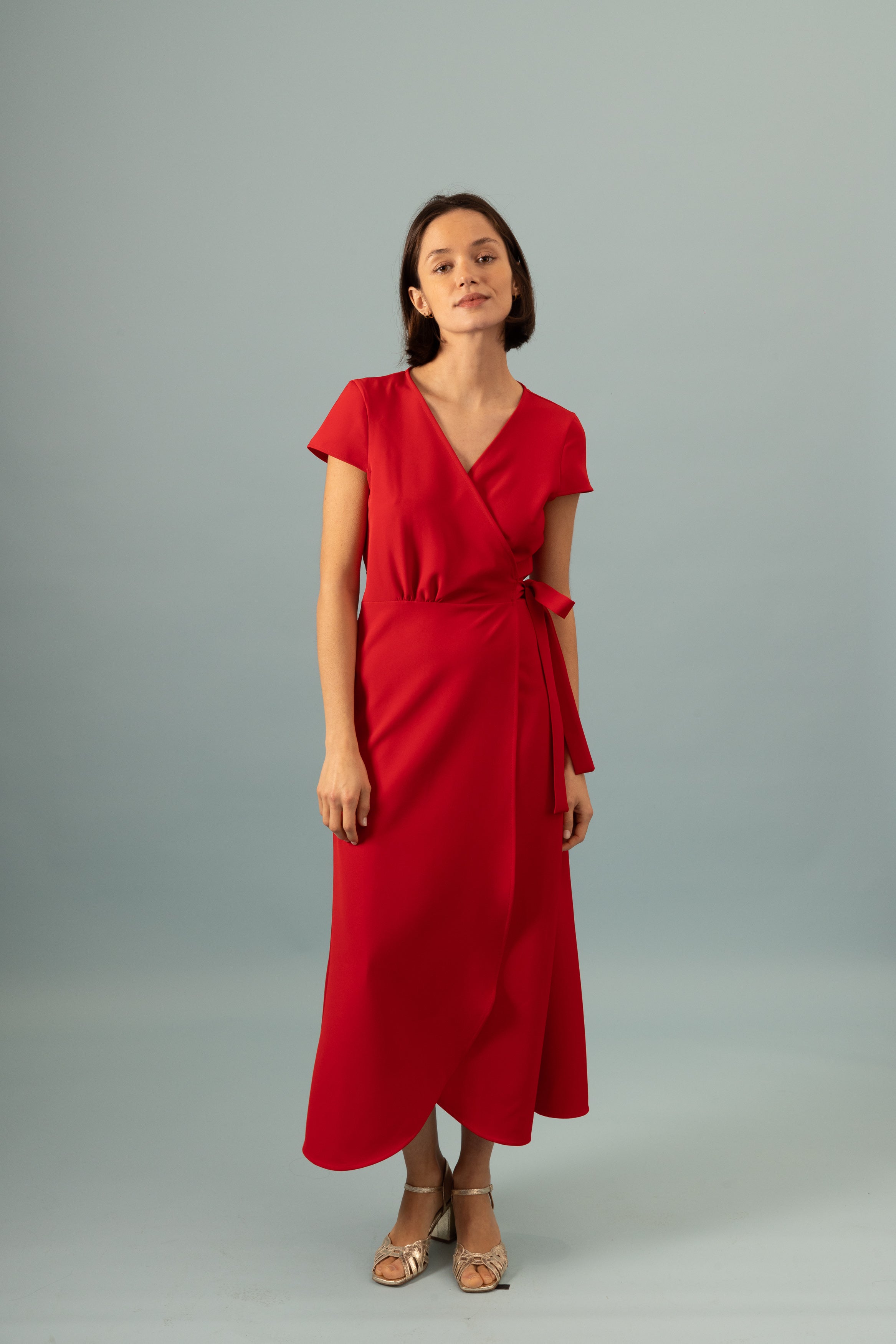 Robe portefeuille Invitée Rubis