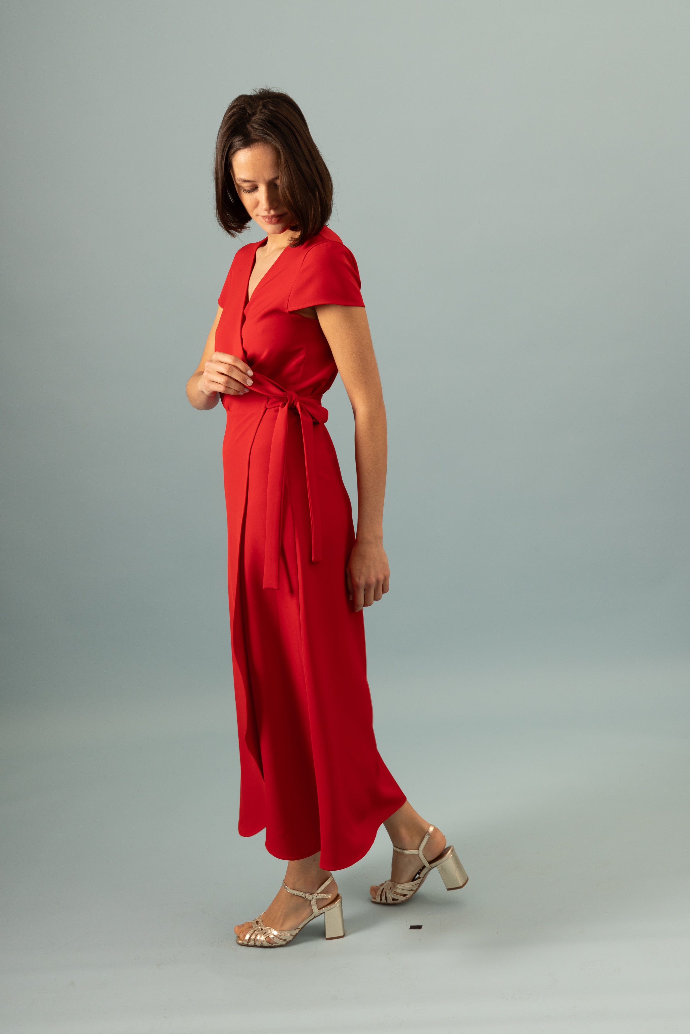 Robe portefeuille Invitée Rubis