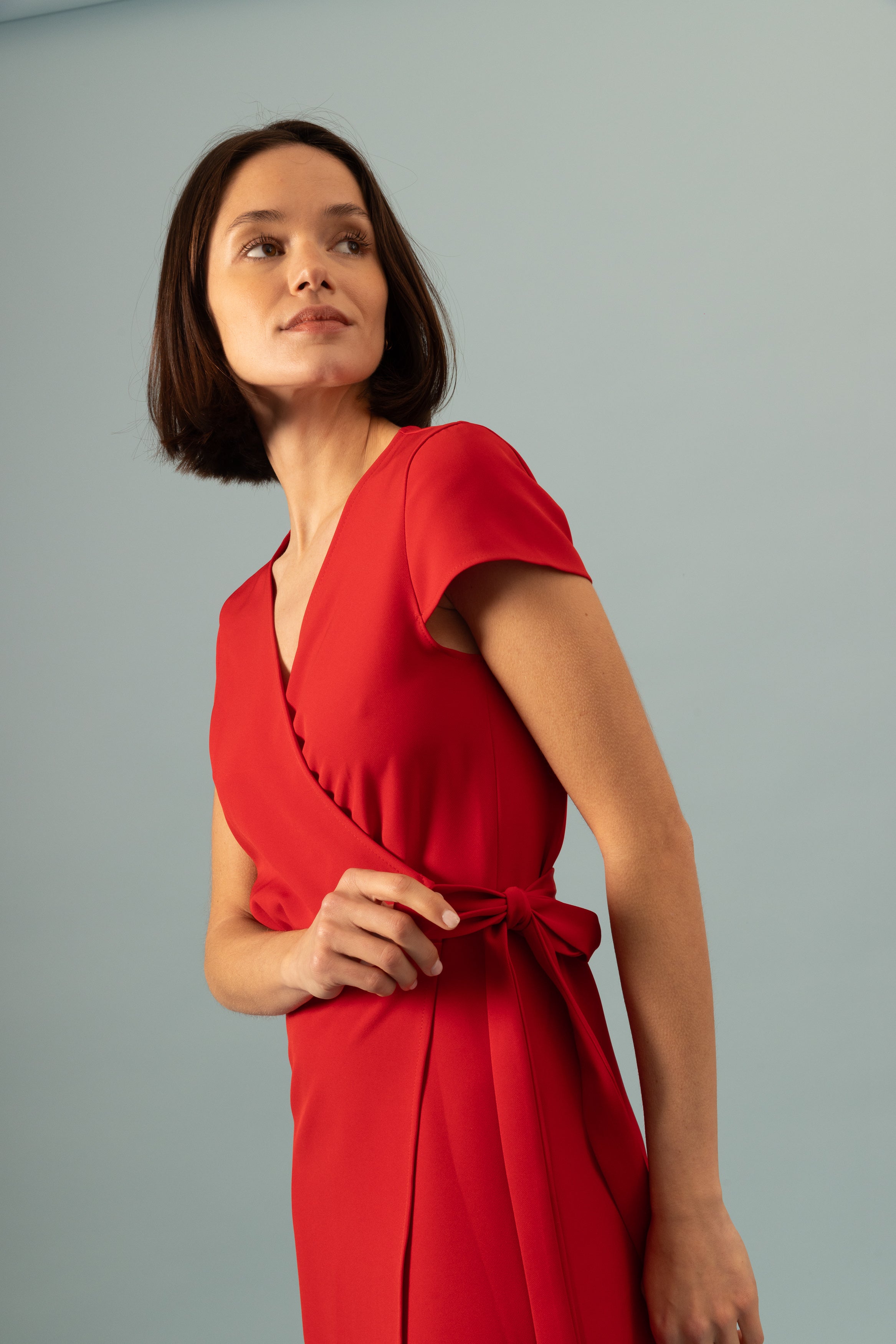 Robe portefeuille Invitée Rubis