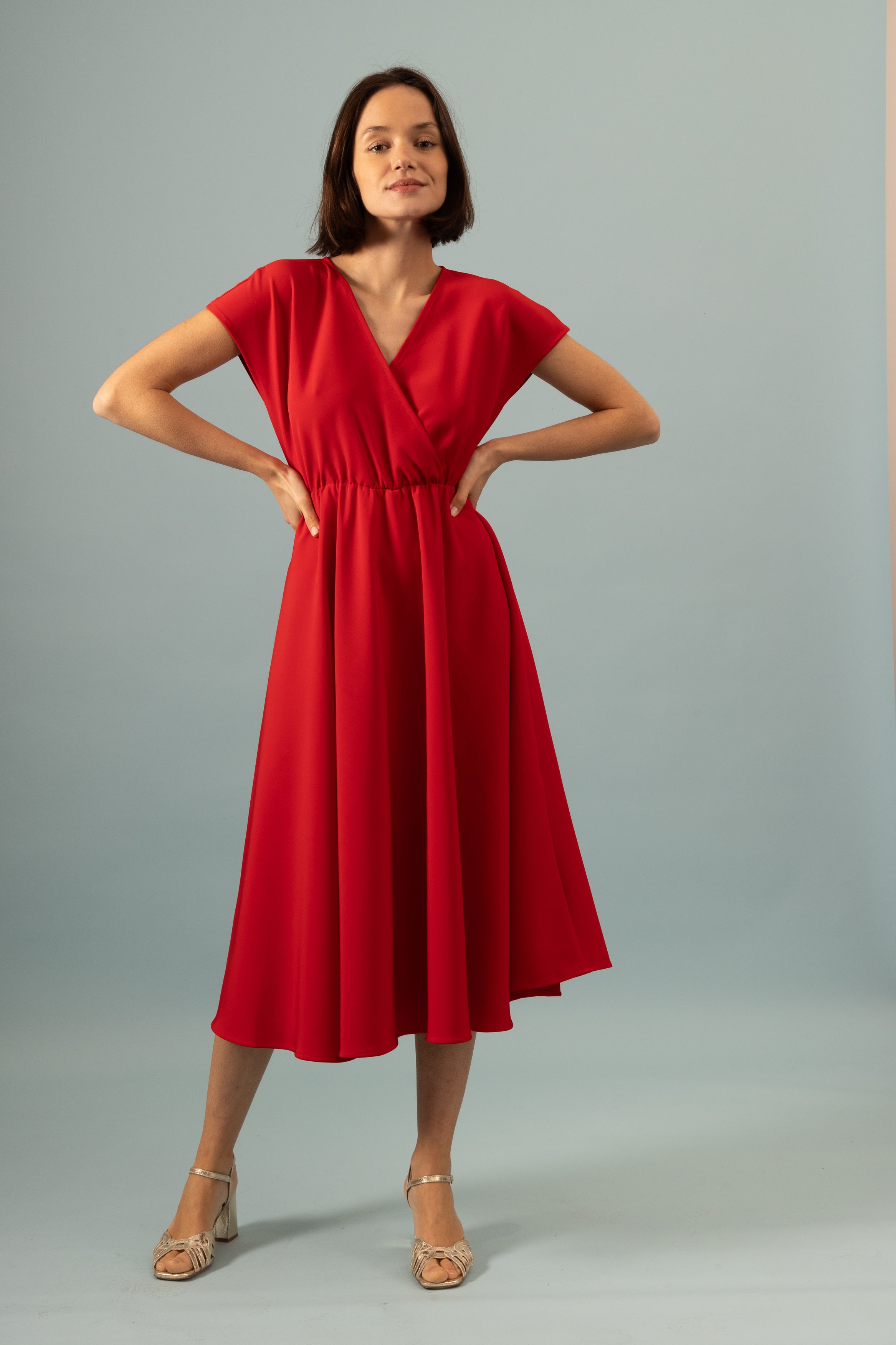 Robe Kimono Invitée Rubis
