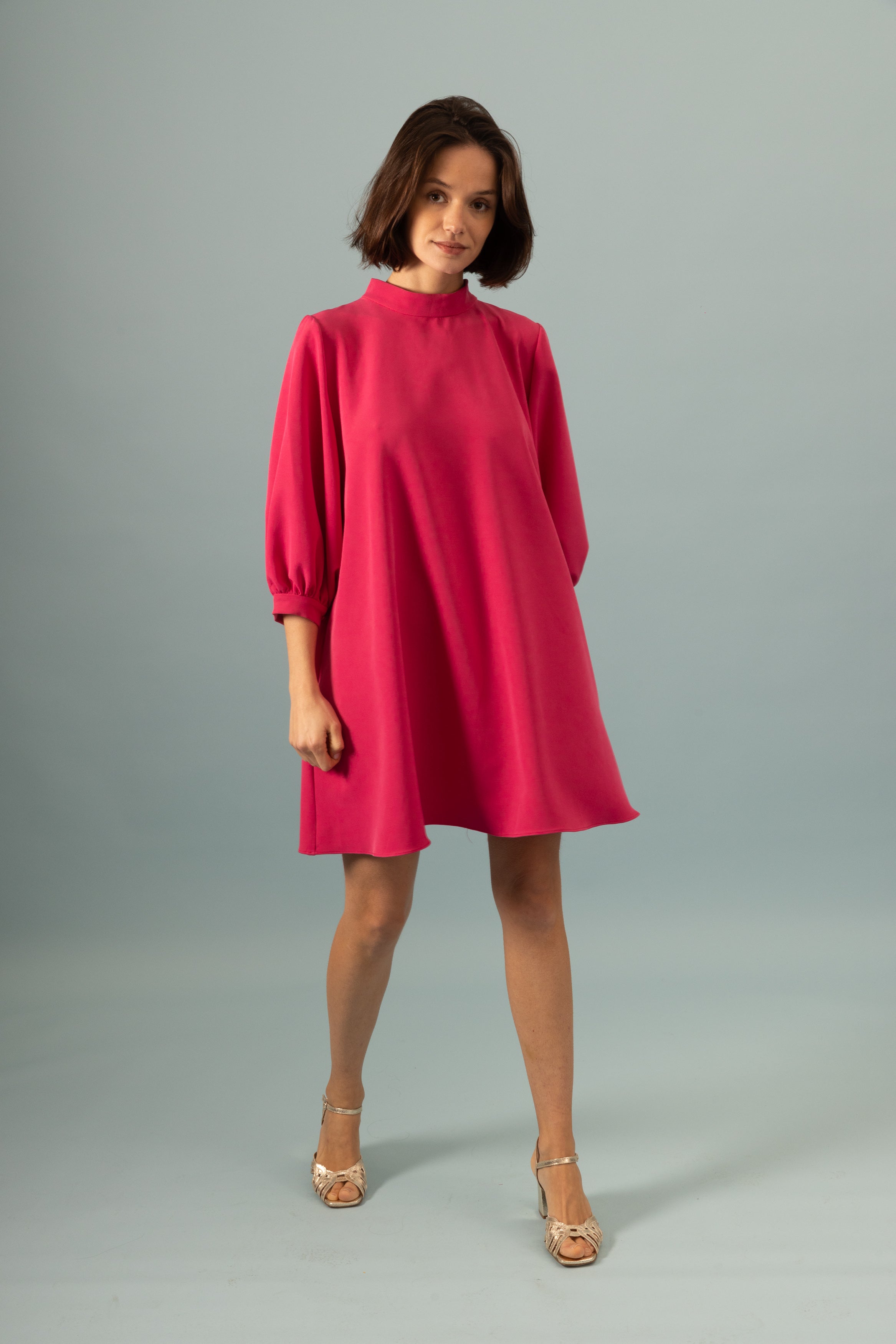 Robe Baby Doll Invitée Framboise