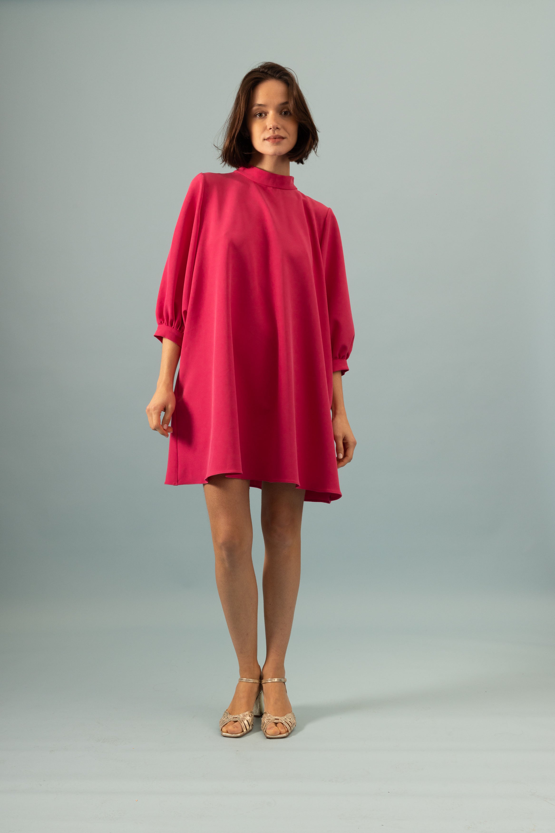 Robe Baby Doll Invitée Framboise