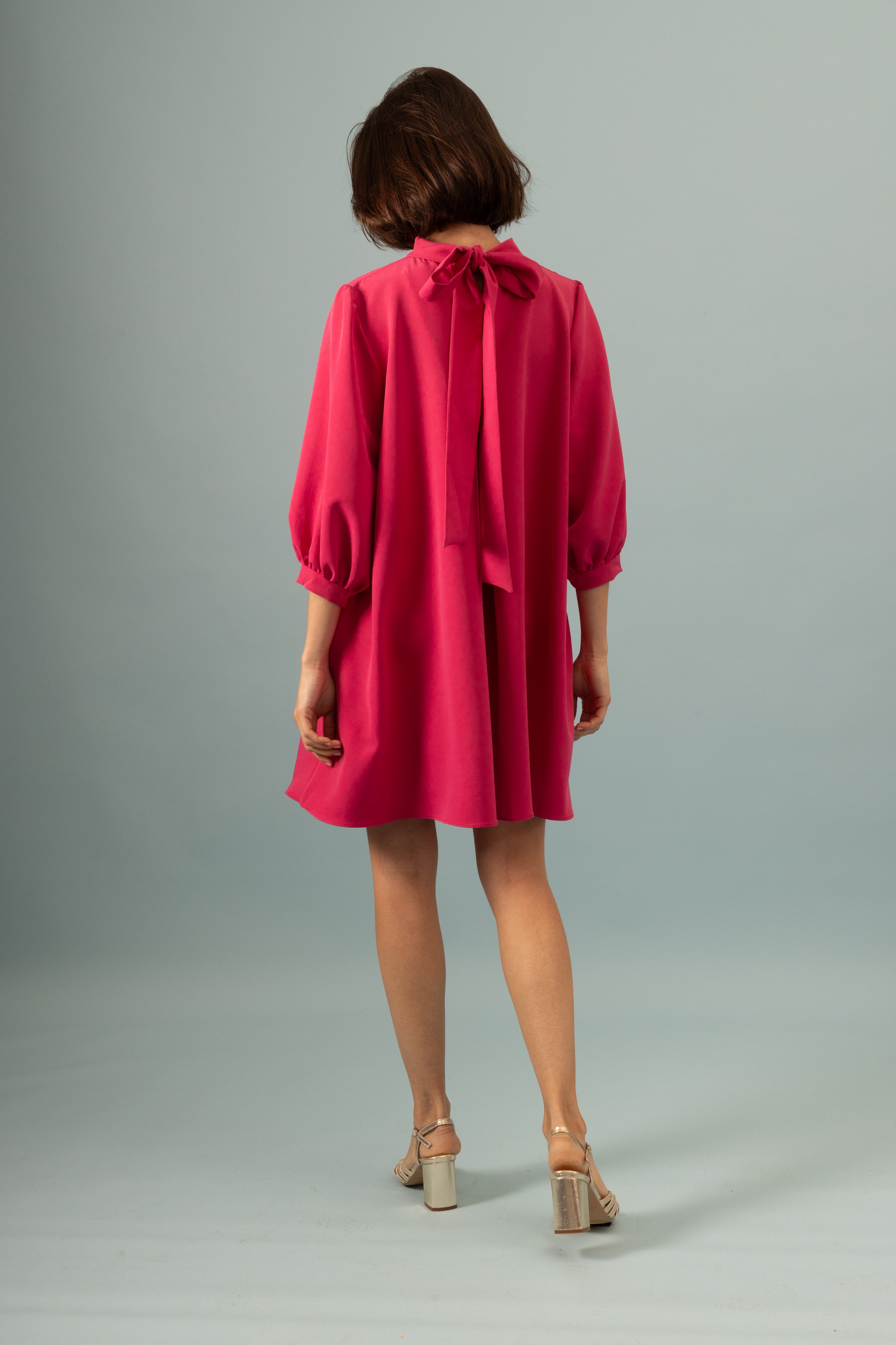 Robe Baby Doll Invitée Framboise