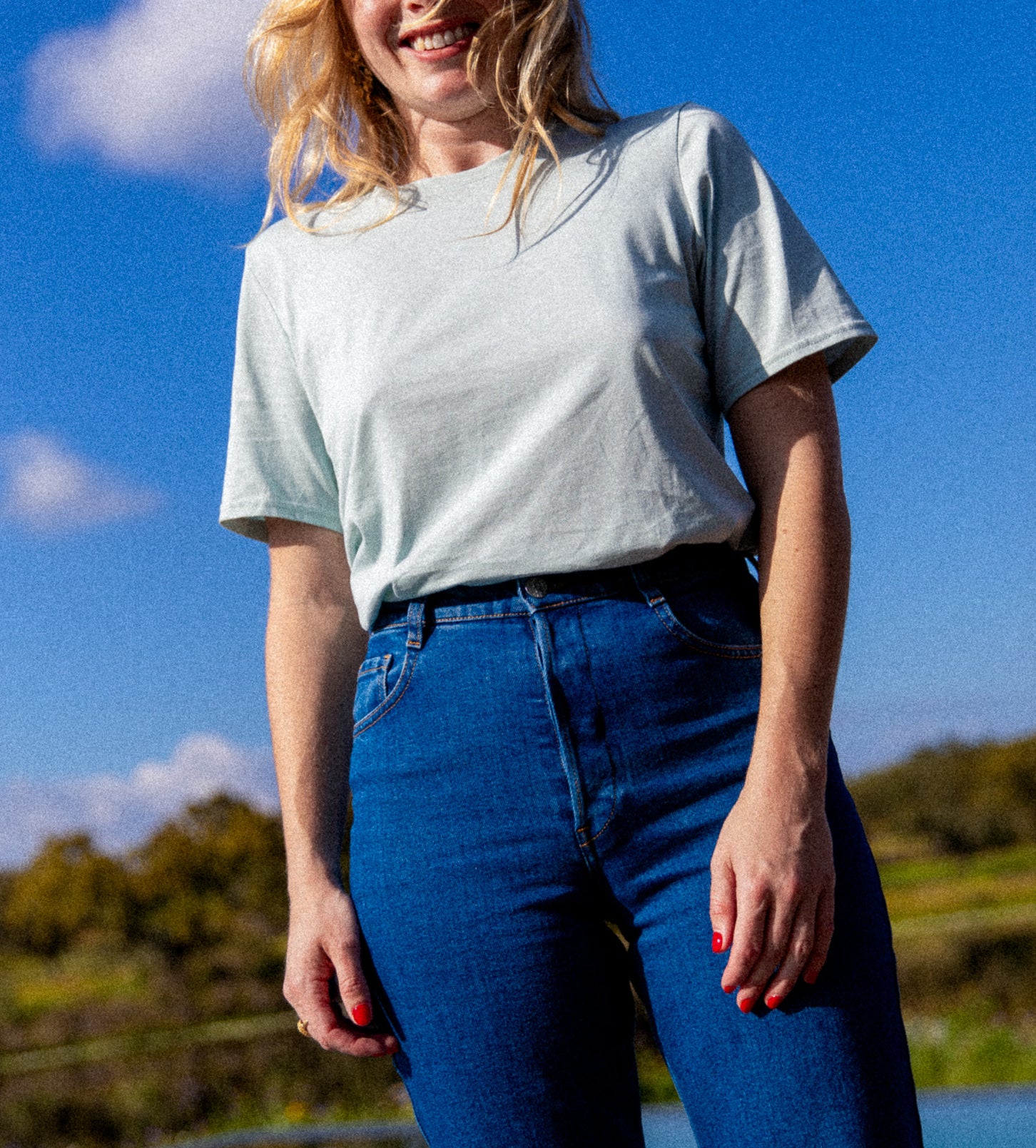Tee bad boy Bleu Pastel