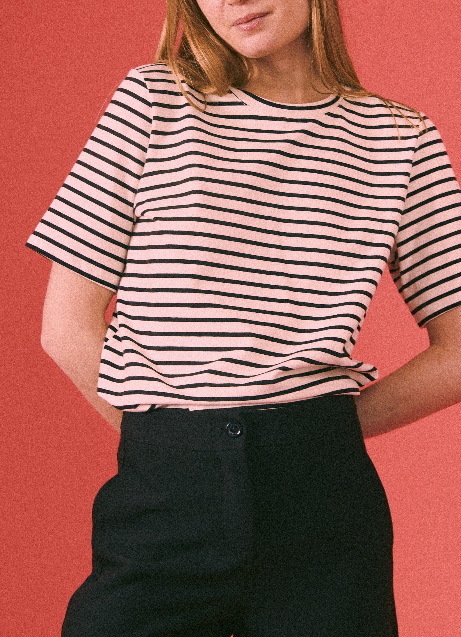 Tee bad boy Marinière noire