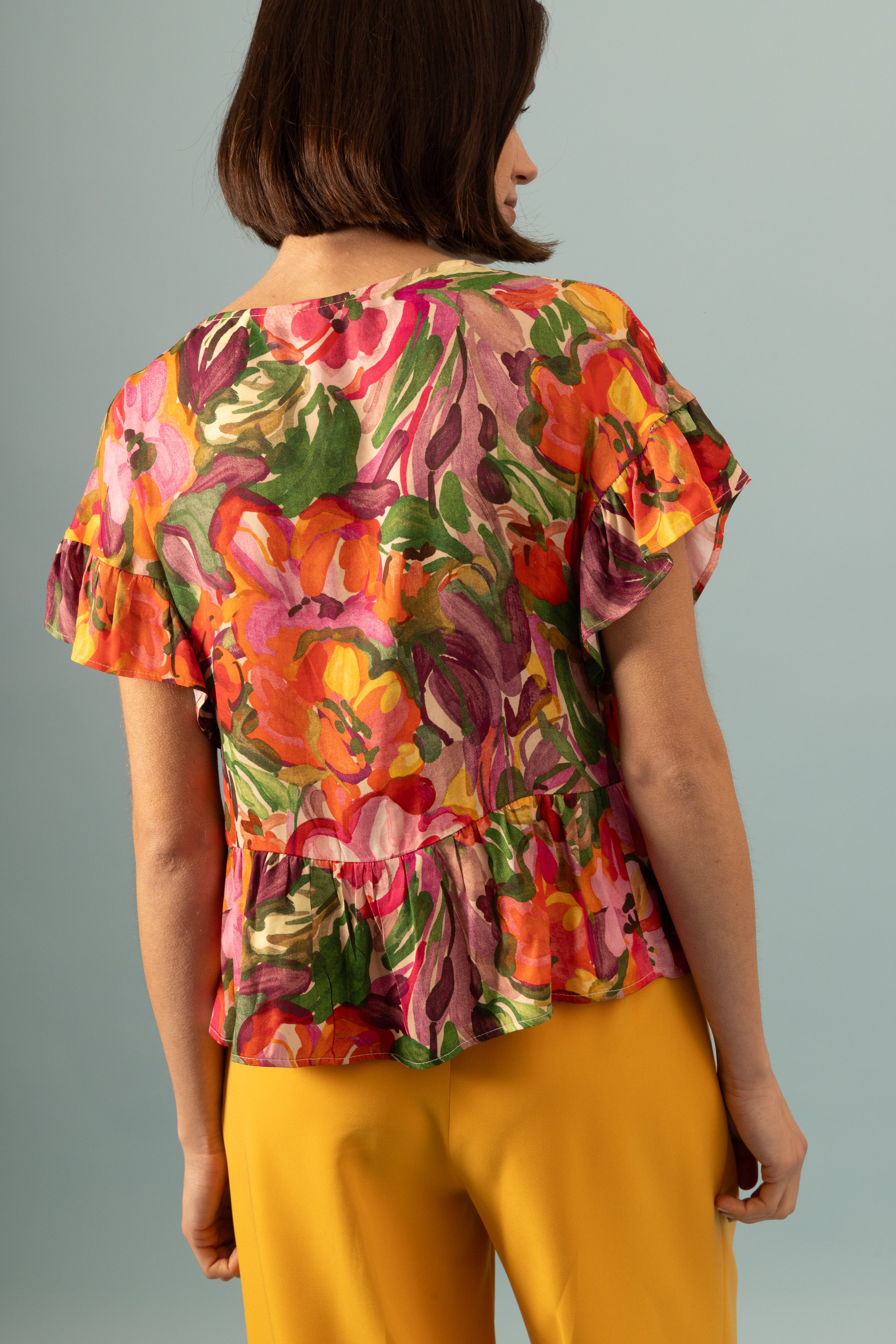 Blouse à lacets Capucine