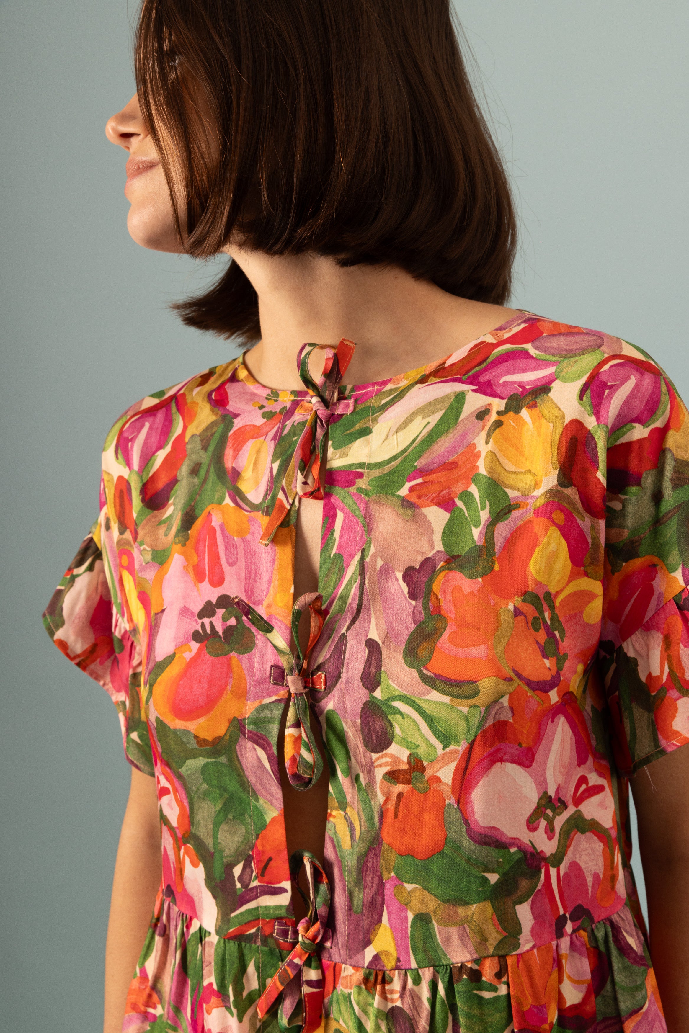 Blouse à lacets Capucine
