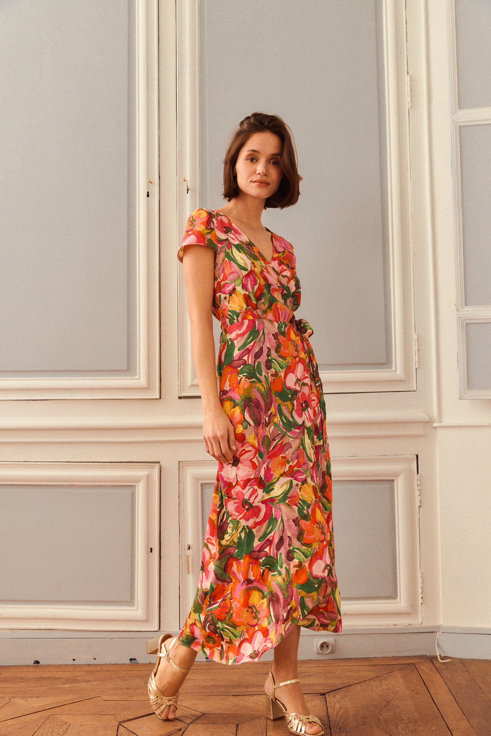 Robe portefeuille Invitée Capucine