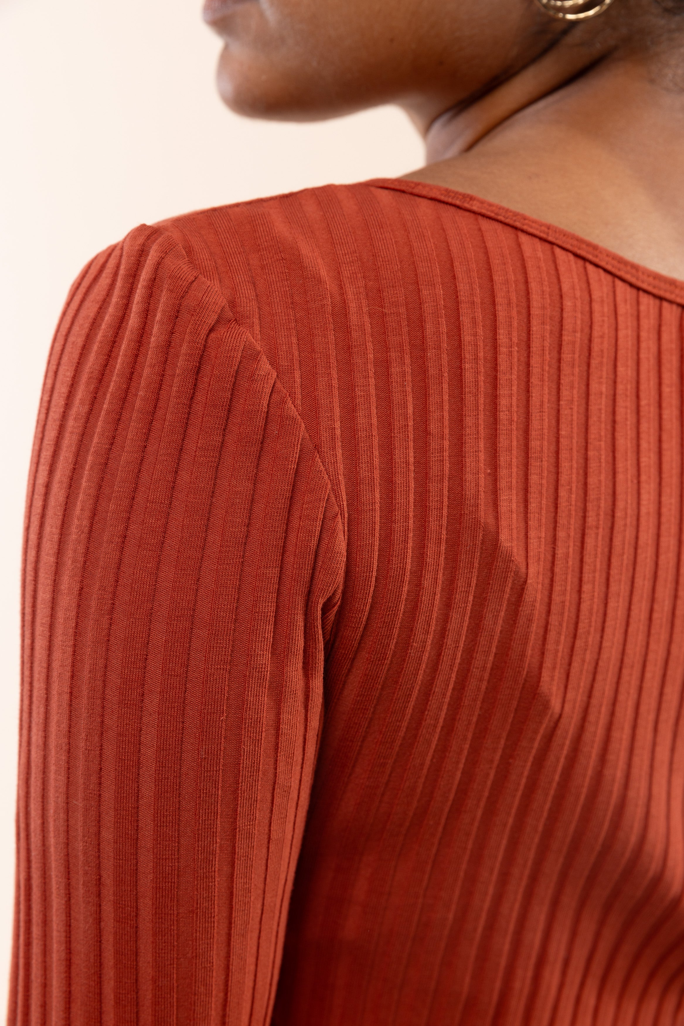 Sous-pull carré Cognac