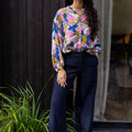 Pantalon ample marine