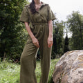 Combinaison Velours Olive