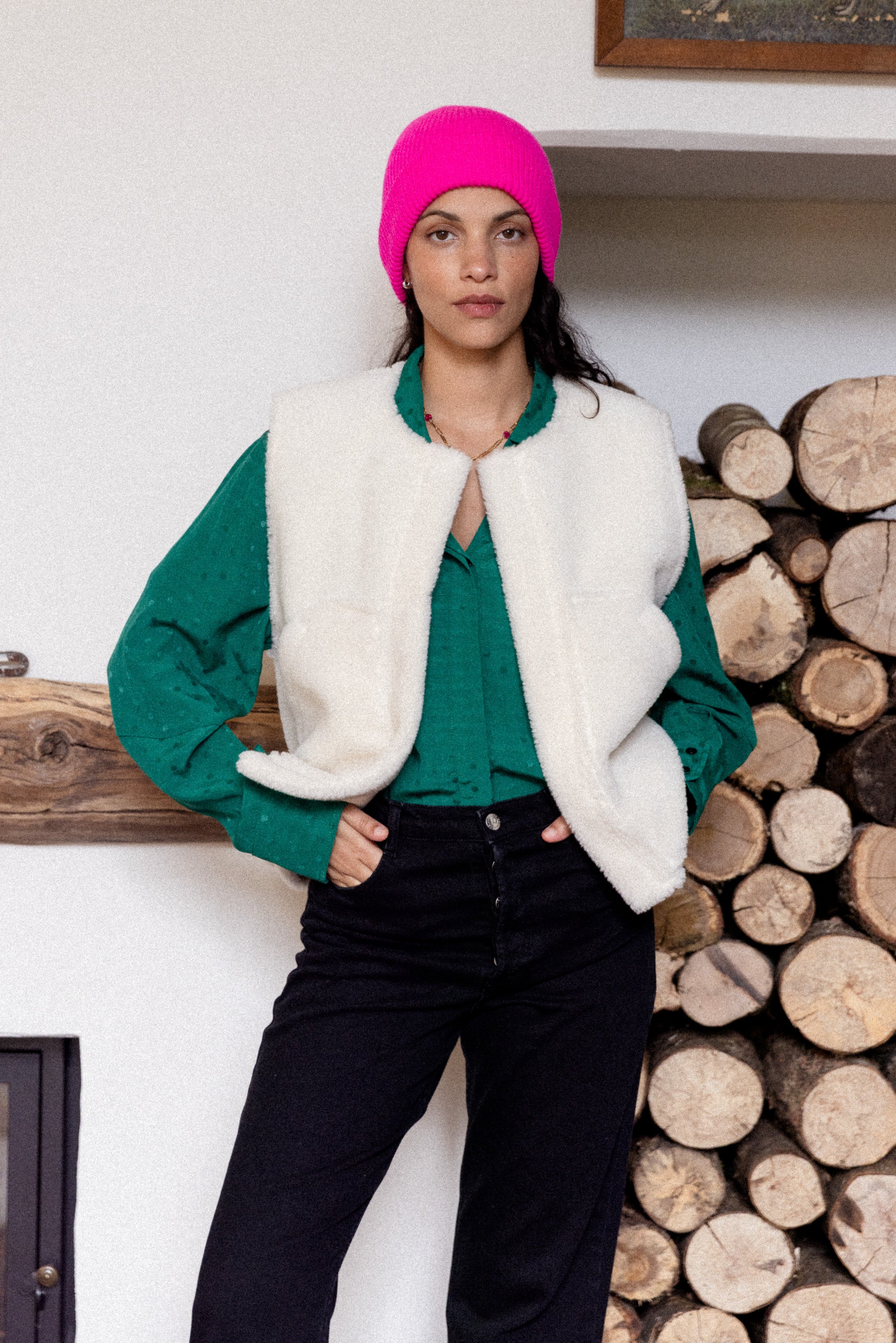 Gilet sans manches Neige
