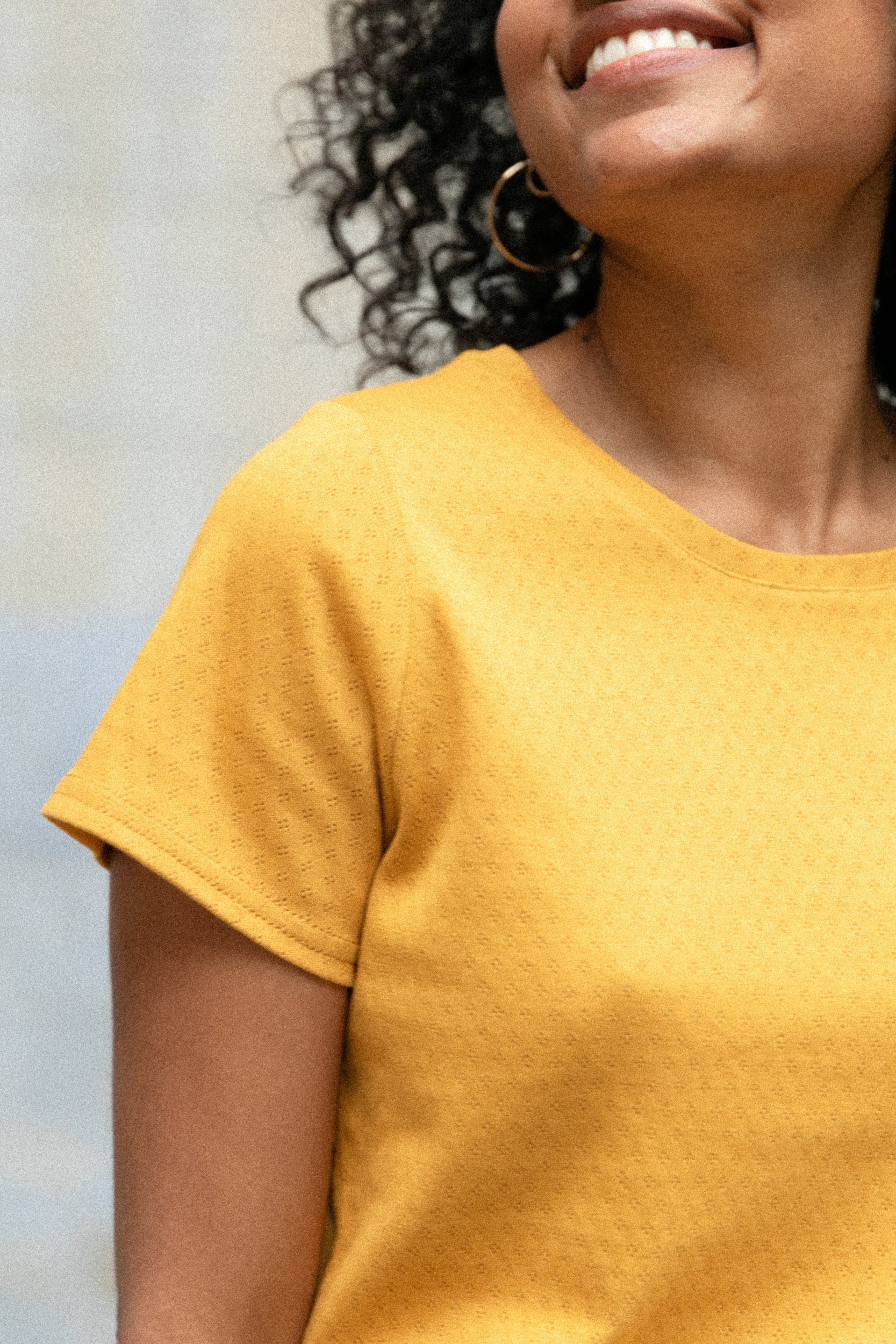 Tee ajouré Ocre