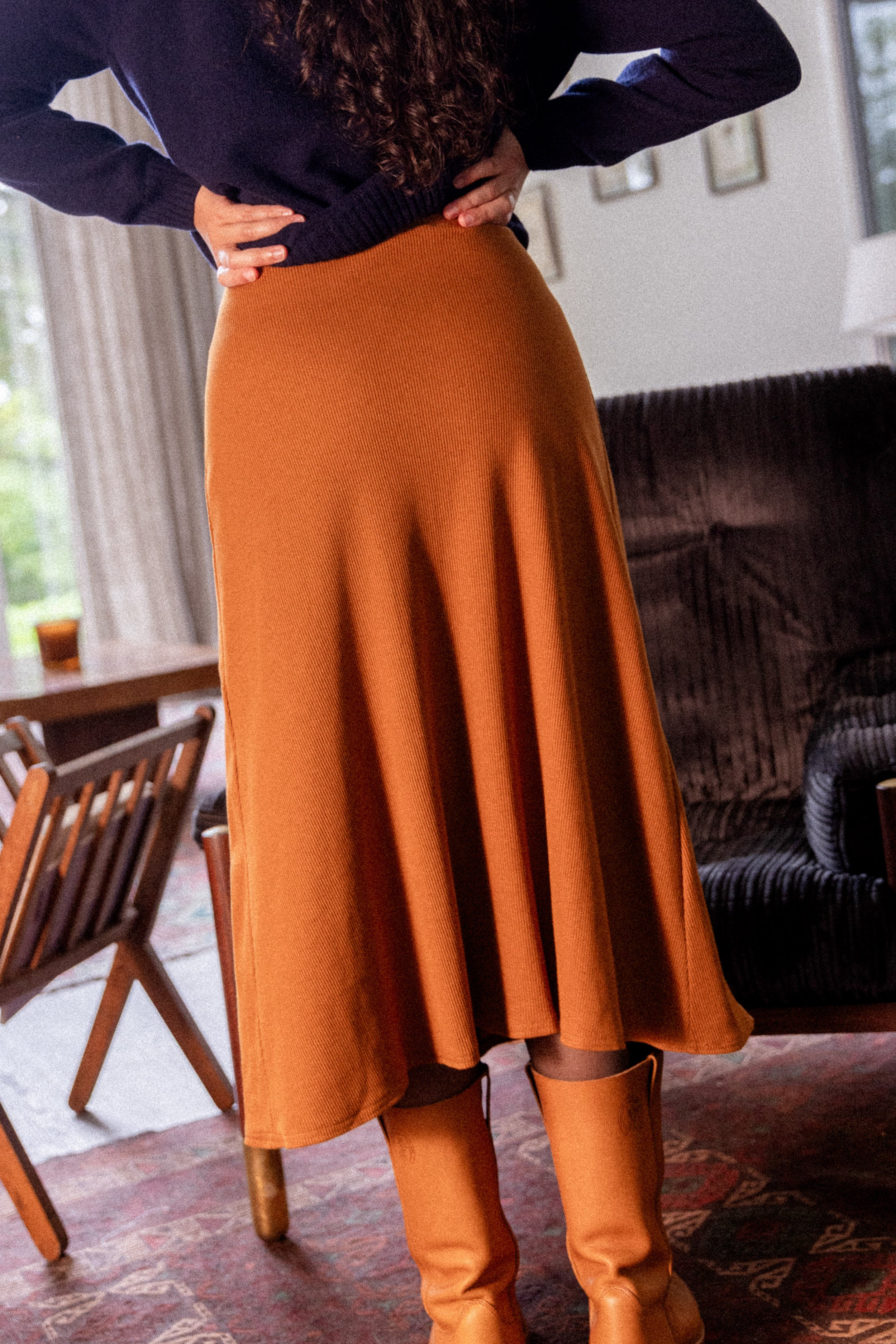 Jupe jersey Toffee