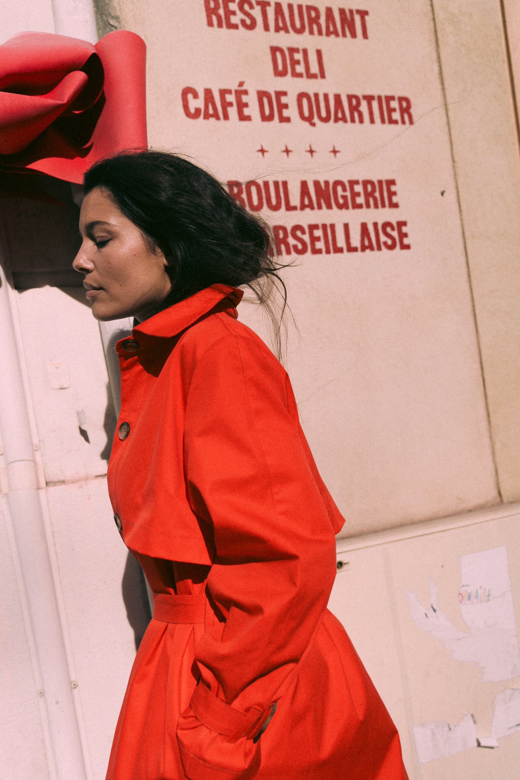Trench Coquelicot