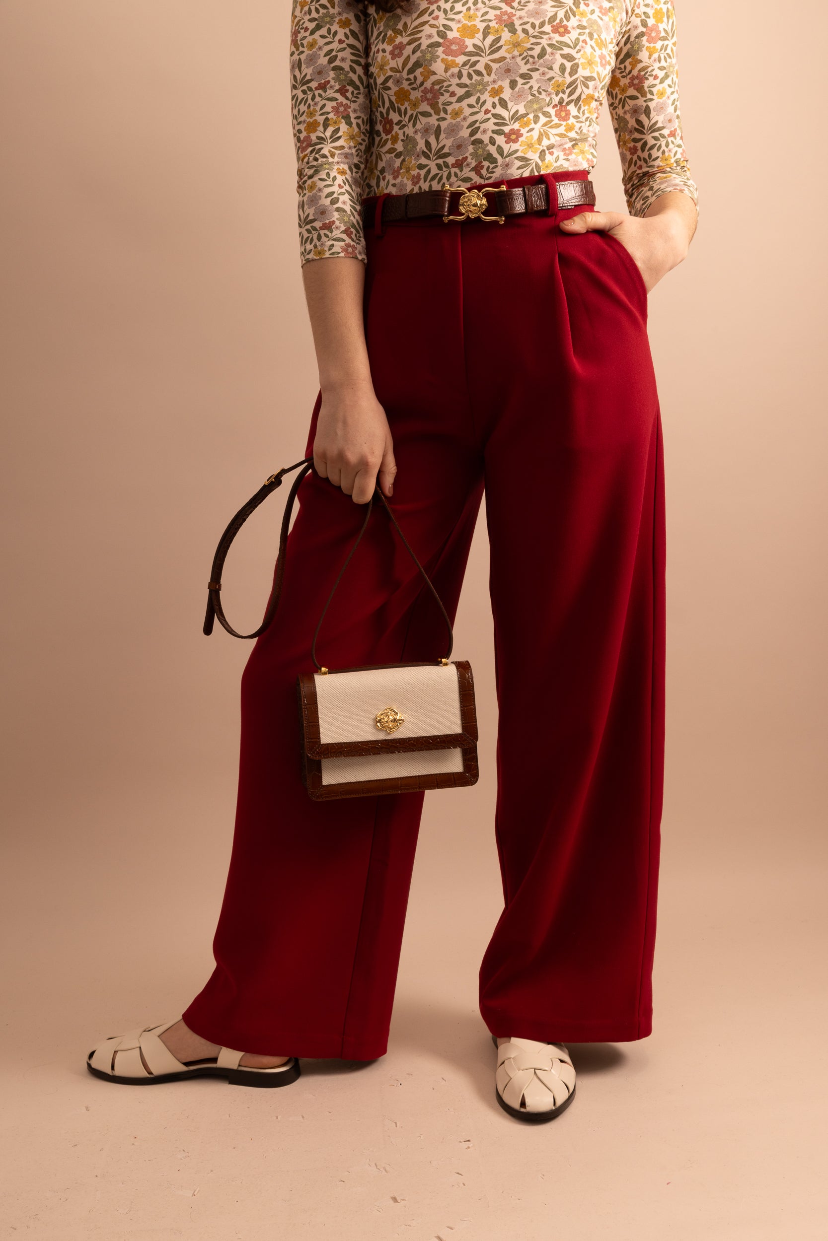 Pantalon à pinces Cabernet