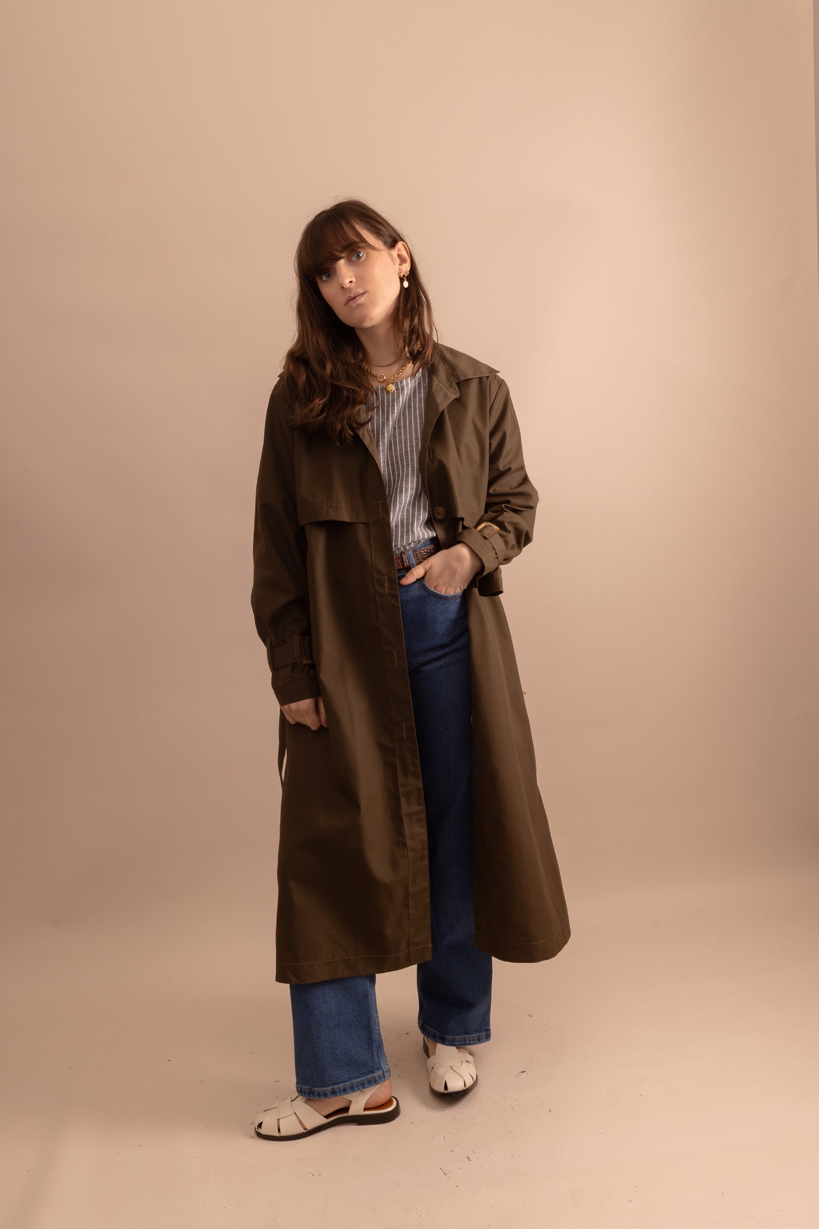 Trench Kaki