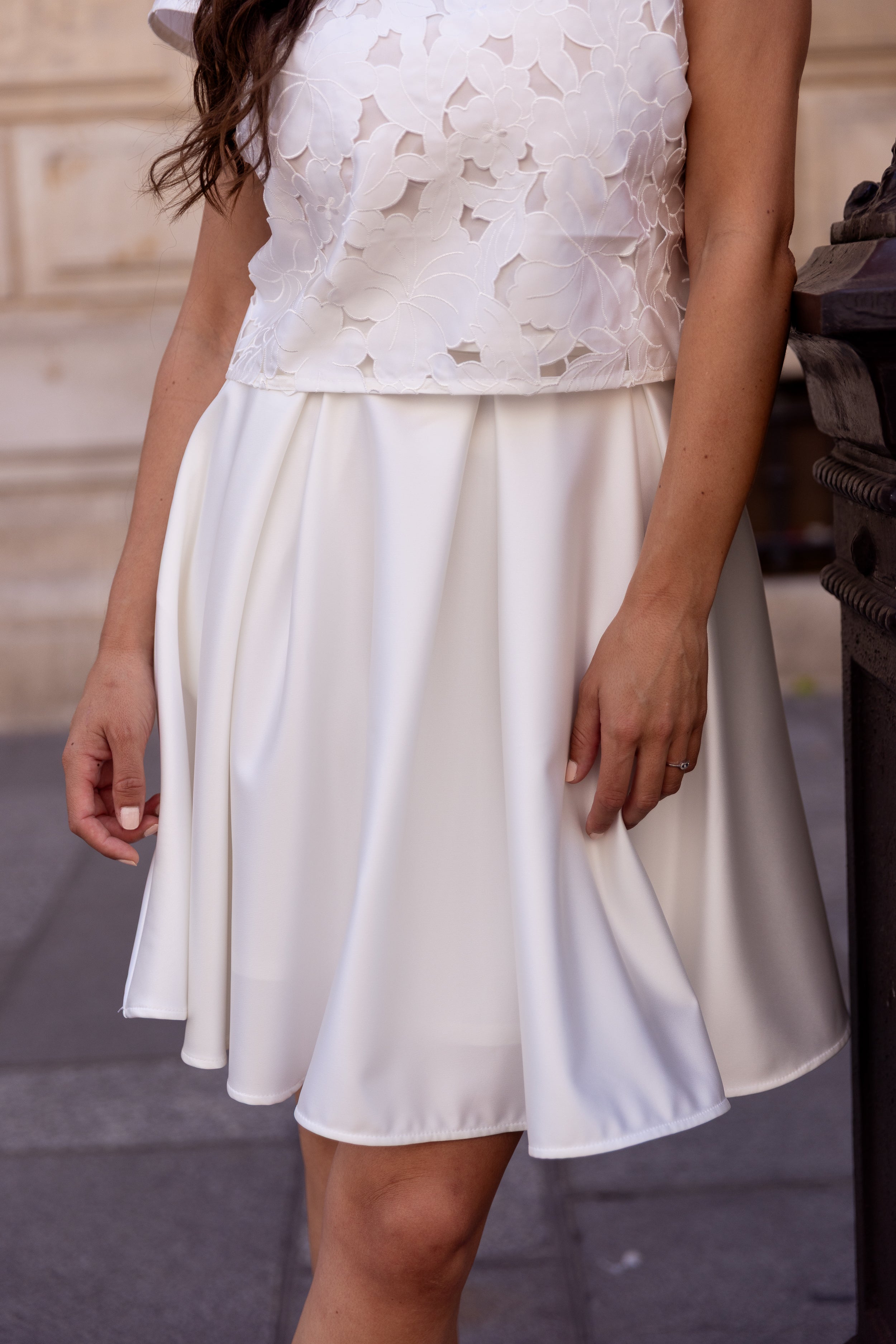 Jupe Rue de rome satin