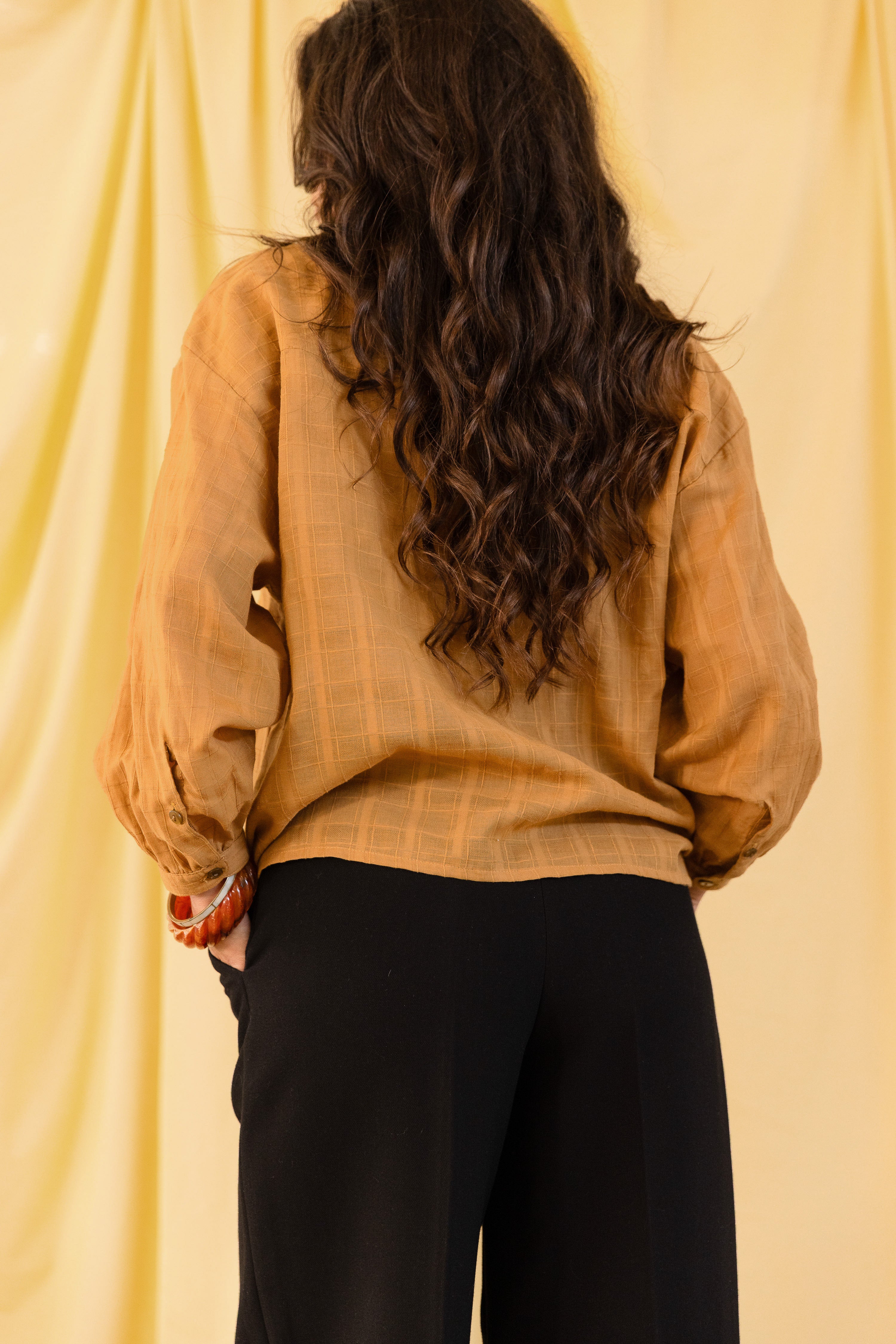 Blouse col Mao Yucca