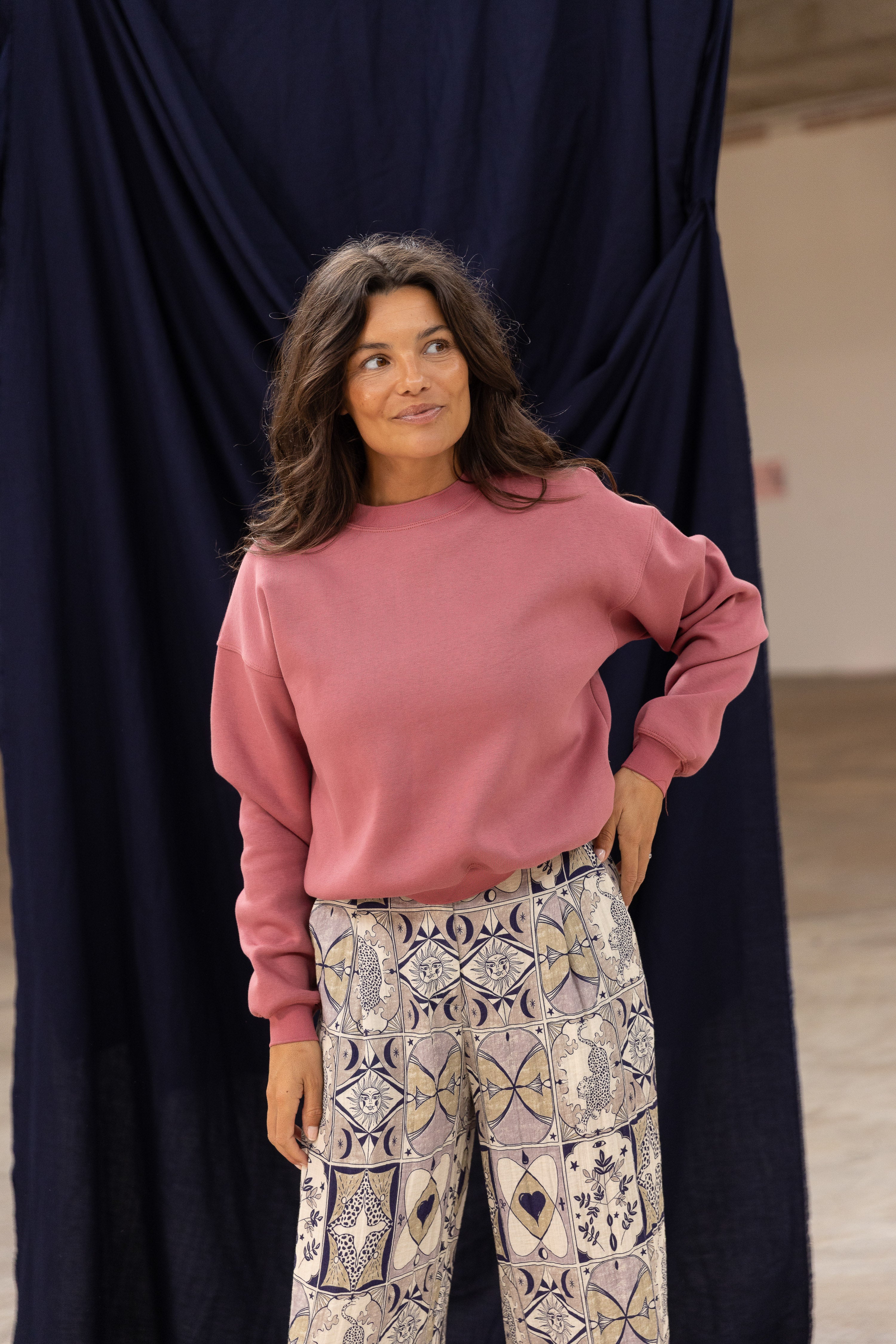 Sweat bois de rose