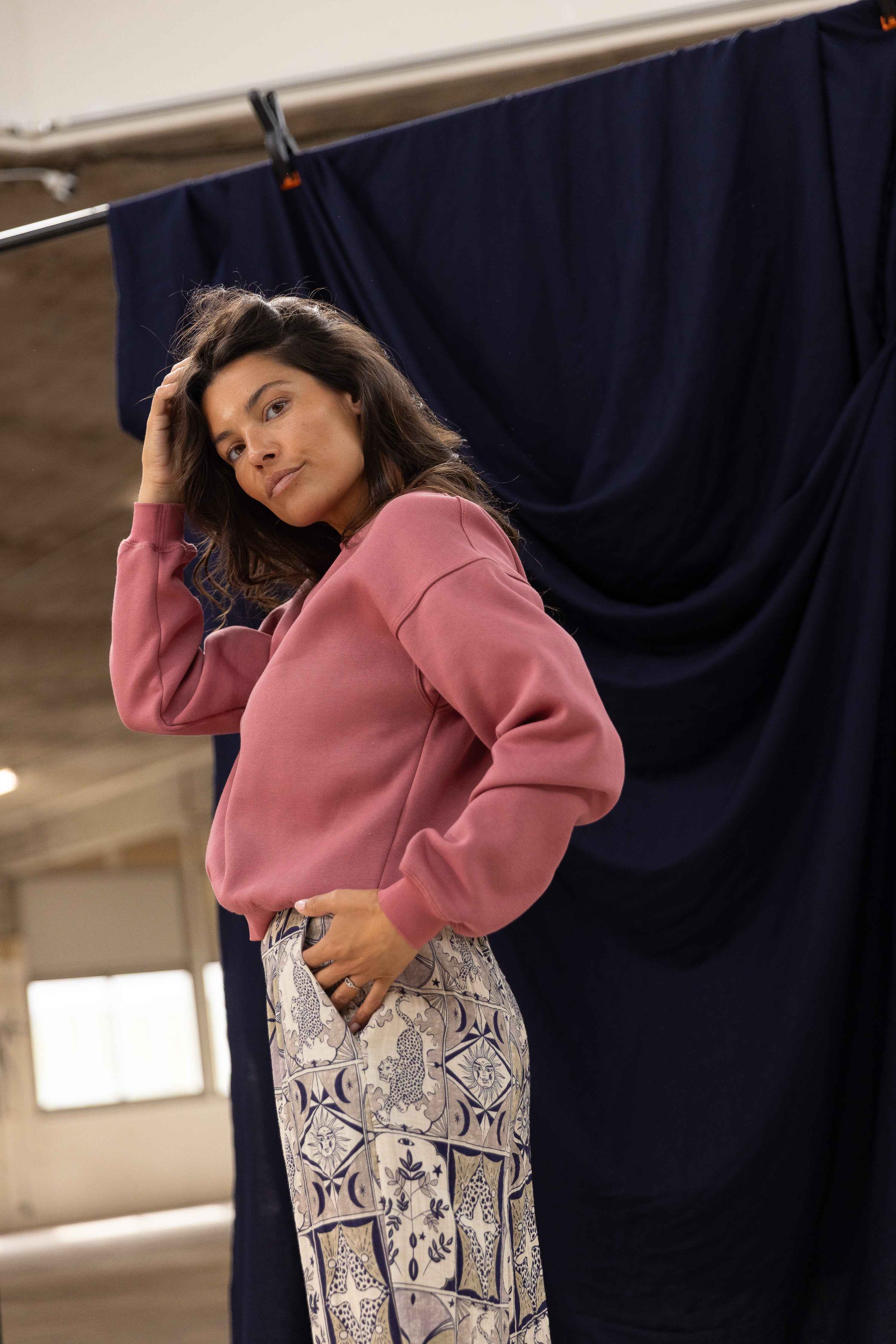 Sweat bois de rose