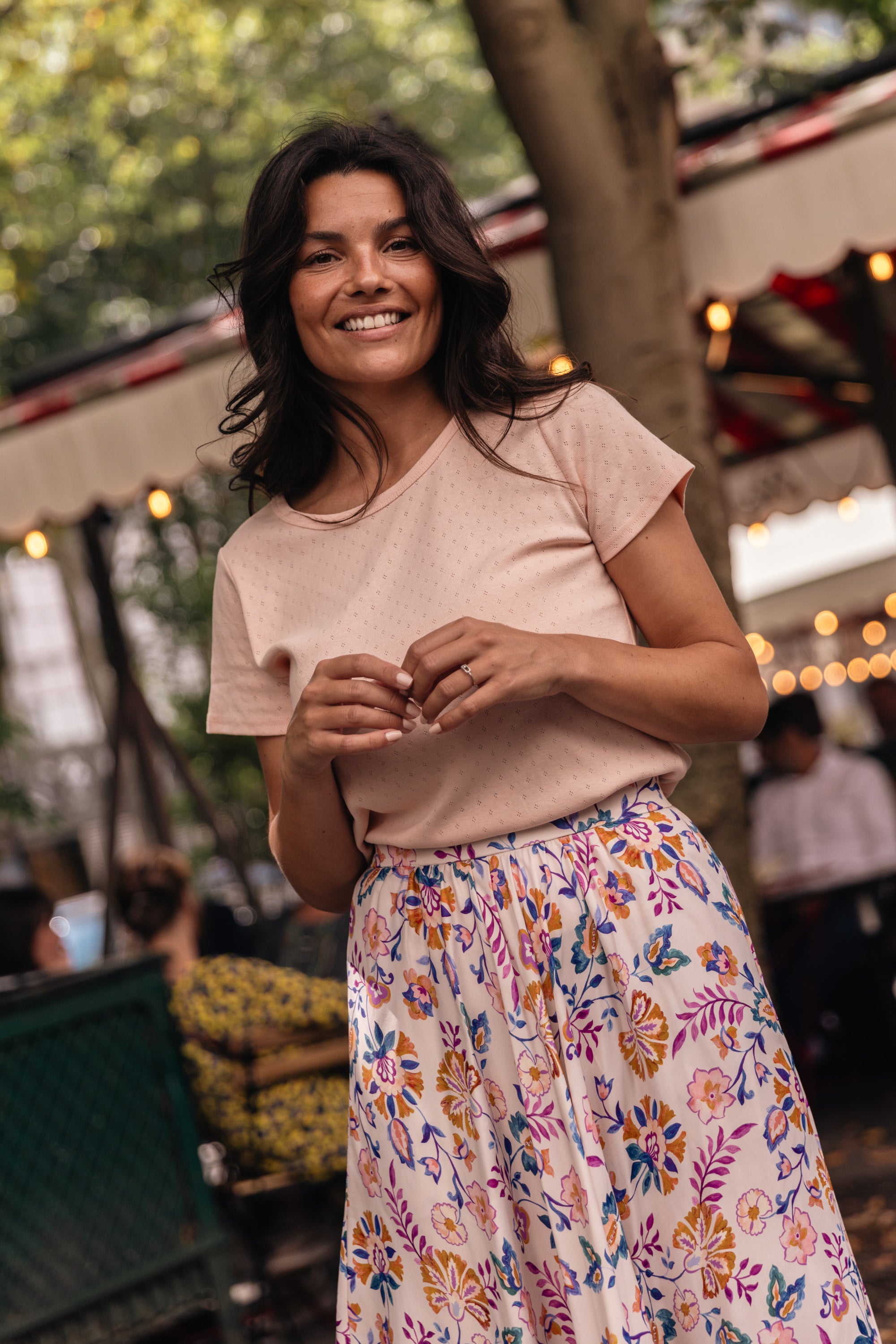 Tee ajouré Baby Rose
