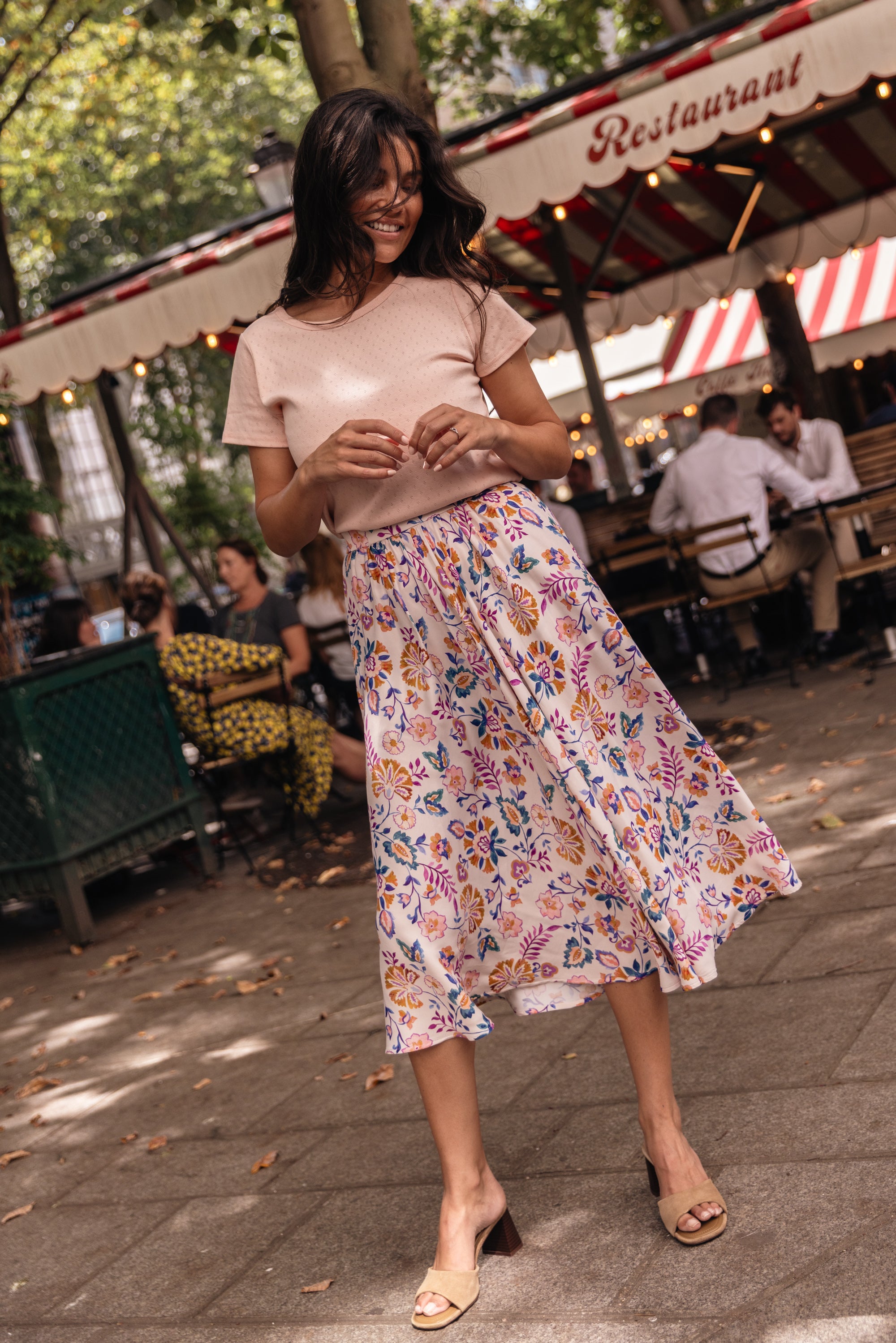 Tee ajouré Baby Rose