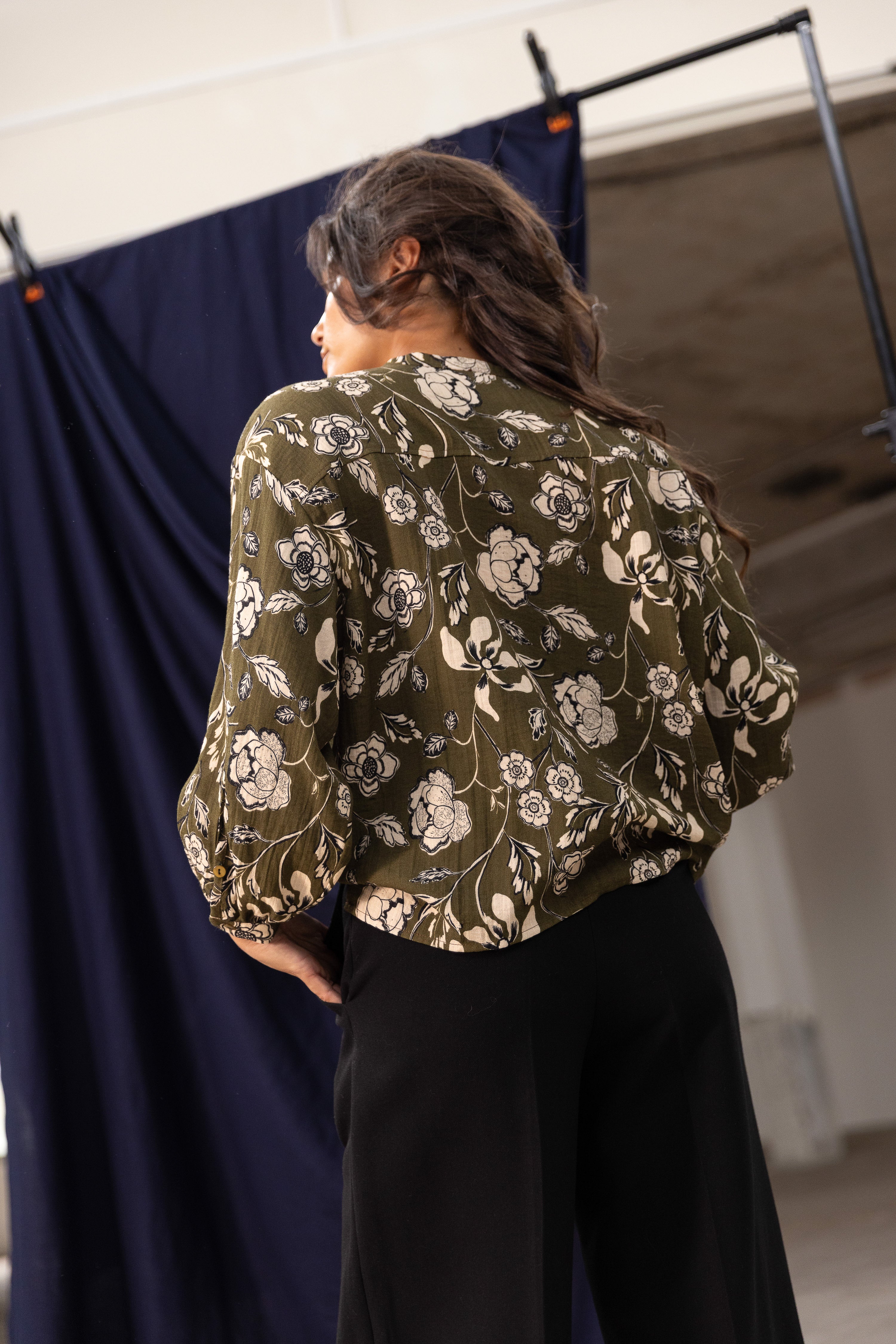 Pantalon à pinces Noir
