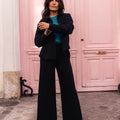 Pantalon ample noir