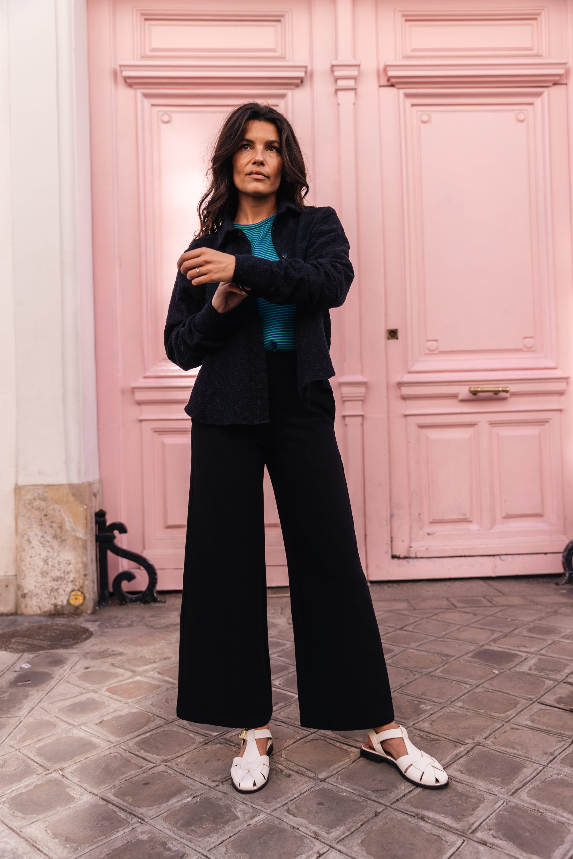 Pantalon ample noir