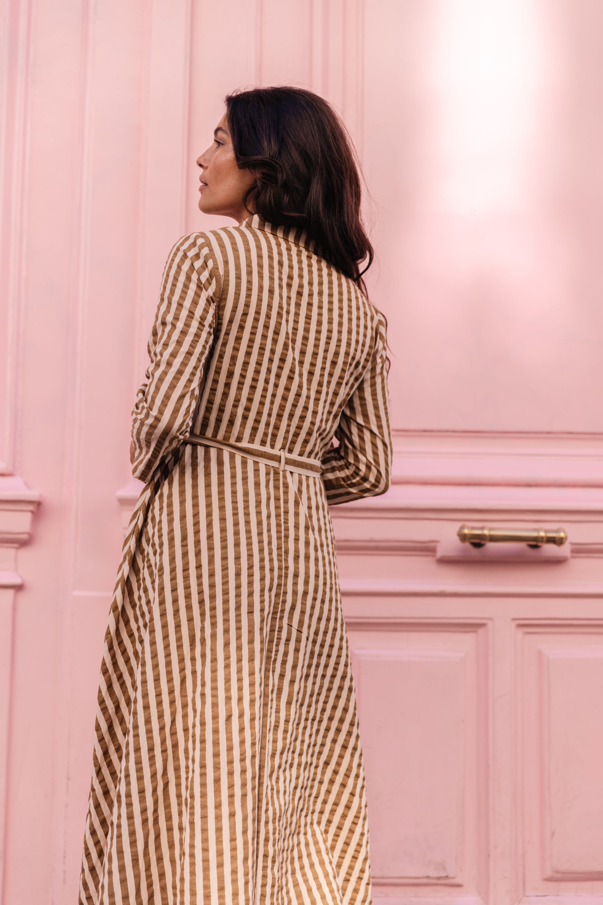 Robe chemise cintrée Toffee