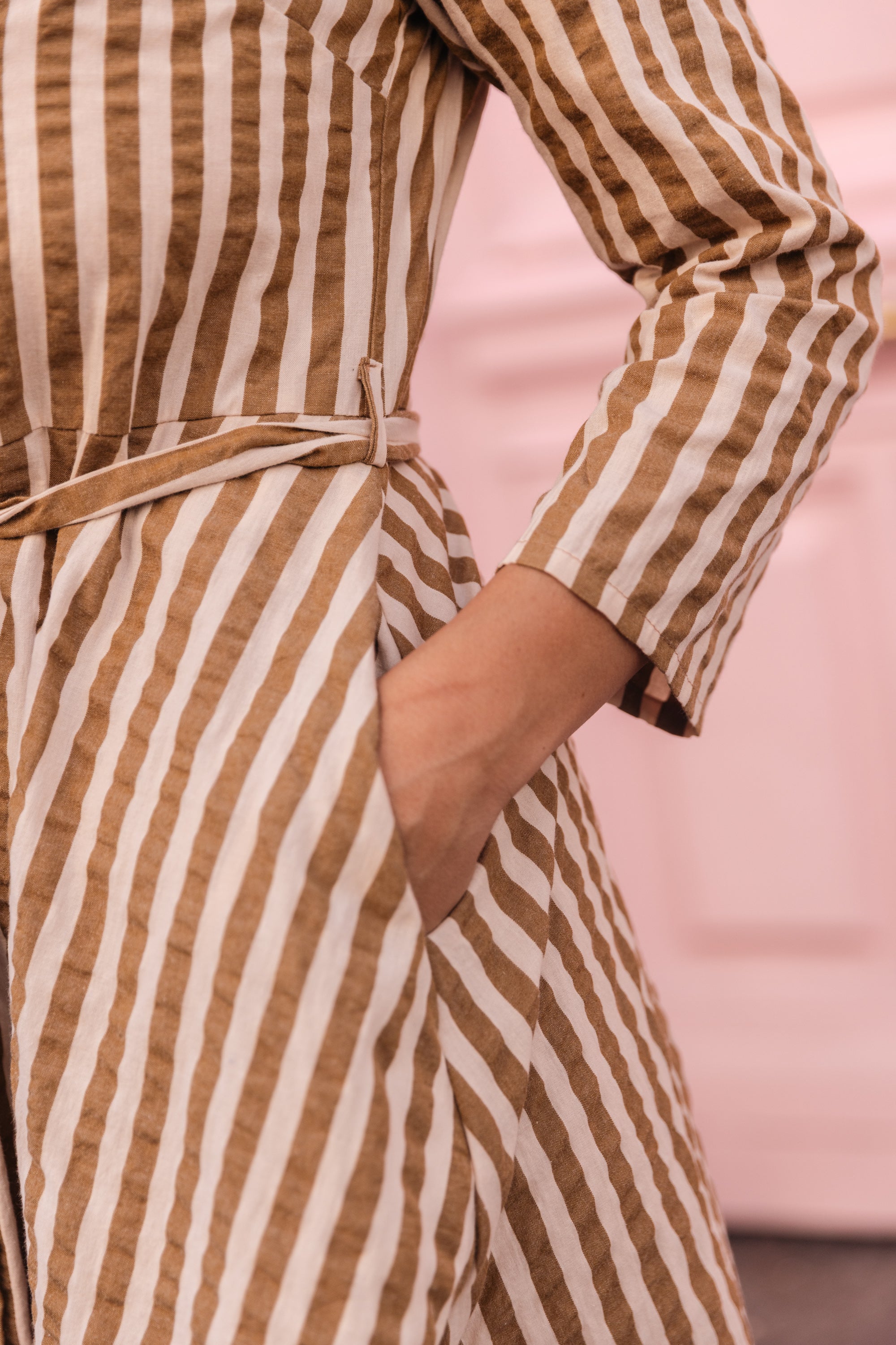 Robe chemise cintrée Toffee
