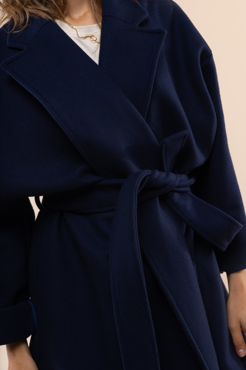 Le Manteau oversize Bleu marine Les petites jupes de Prune
