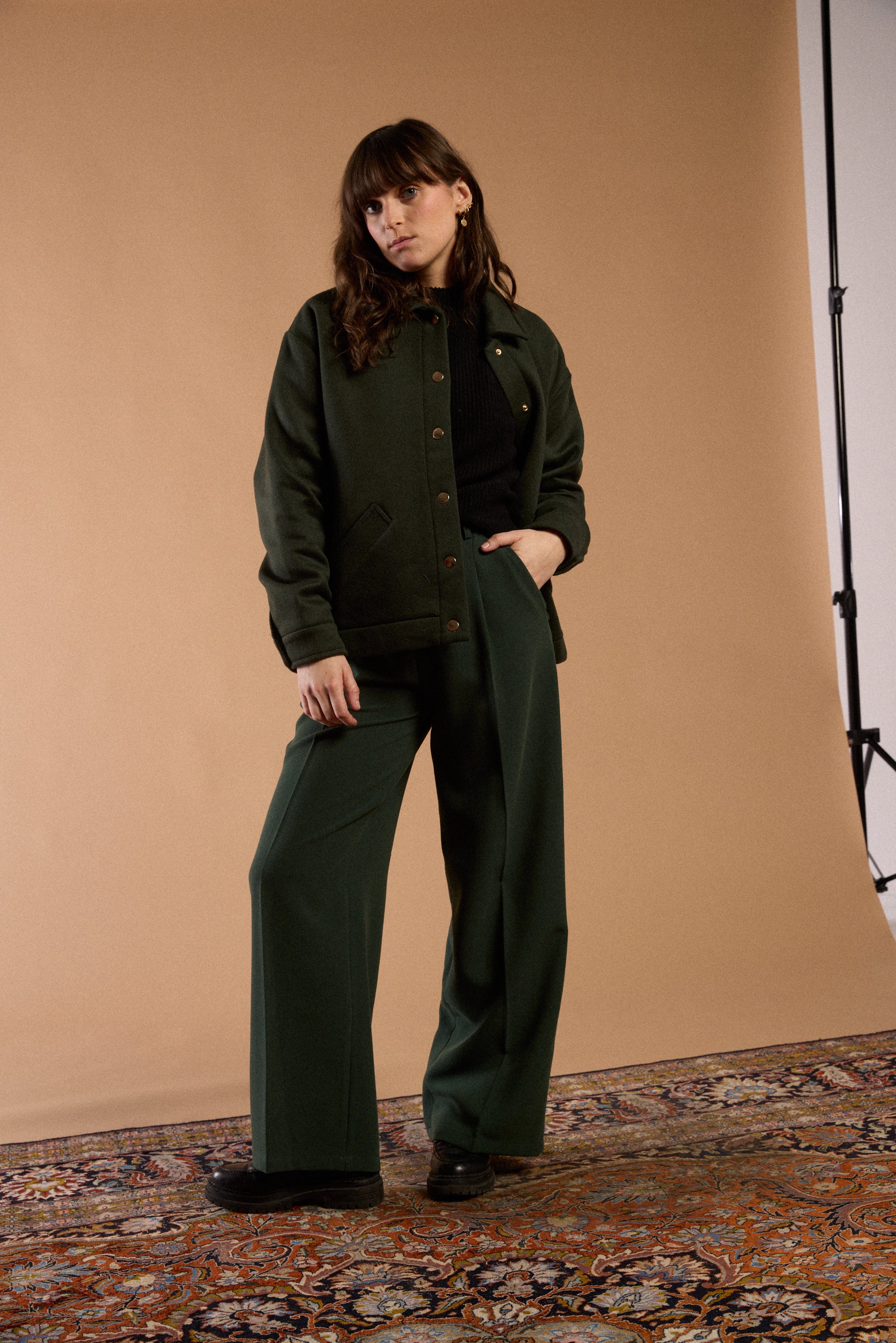 Pantalon à pinces Forêt