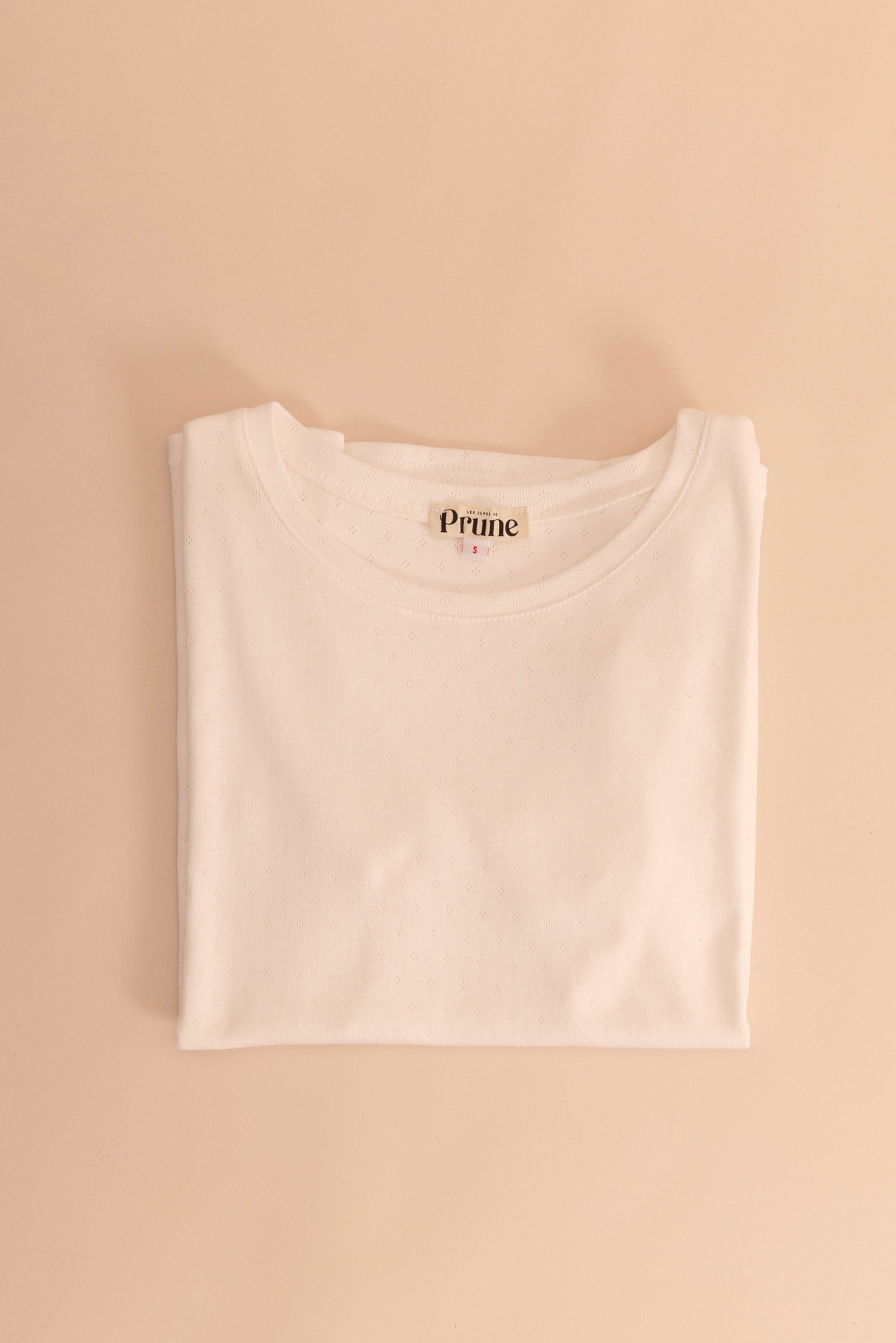 Tee ajouré Blanc