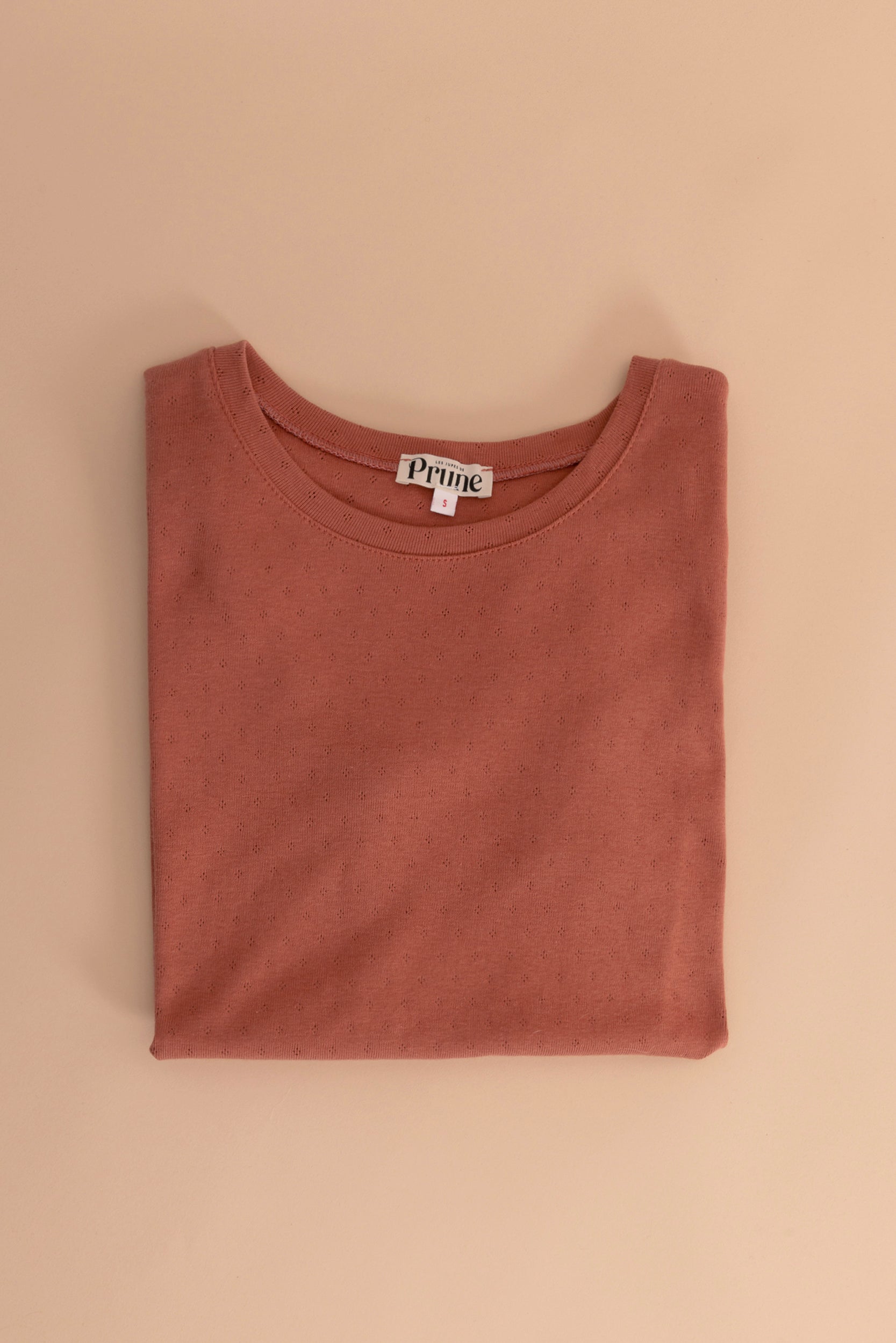 Tee ajouré Bois de rose