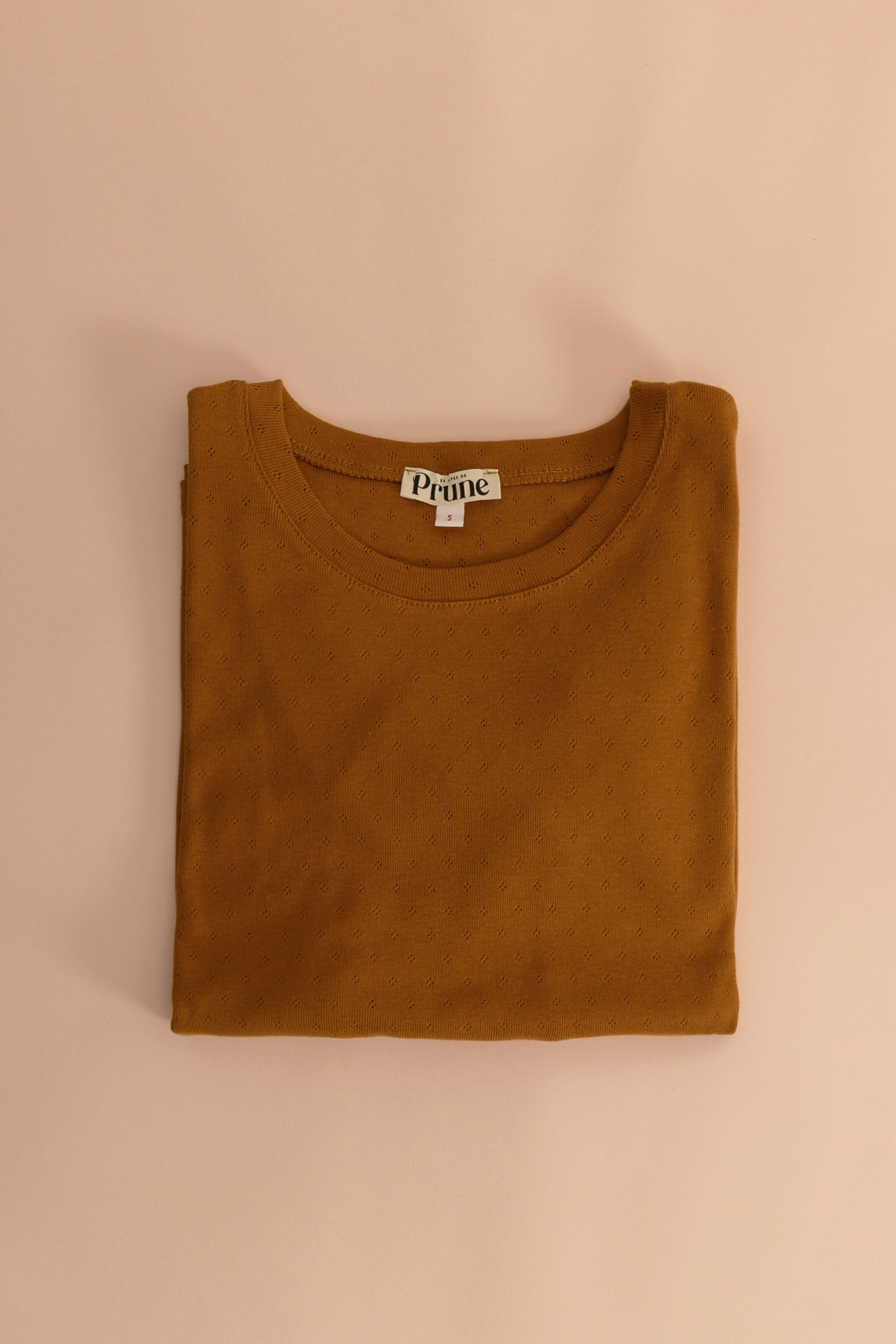 Tee ajouré Caramel
